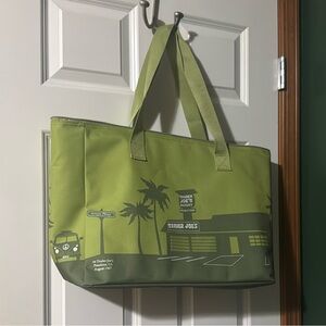 Trader Joe's Green Tote Bag